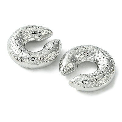 Brass Cuff Earrings for Women EJEW-D094-02P-1