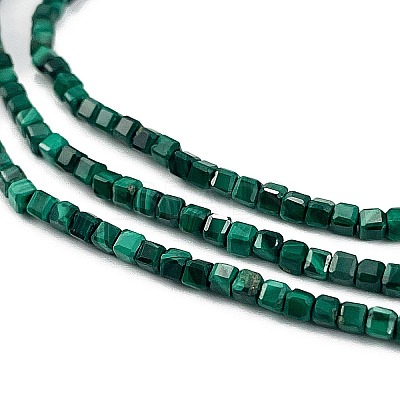 Natural Malachite Beads Strands G-C009-B24-01-1