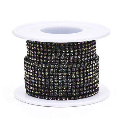 Electrophoresis Iron Rhinestone Strass Chains CHC-Q009-SS8.5-B10-1