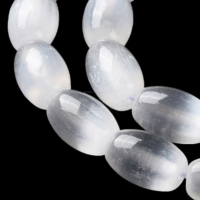 Macaron Color Natural Selenite Beads Strands X1-G-B102-A01-09-1