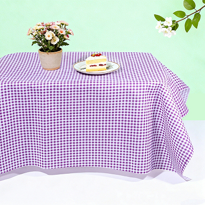 Tartan Cotton Fiber Fabric DIY-WH0504-685C-1