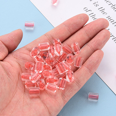 Transparent Acrylic Beads TACR-S154-17A-52-1