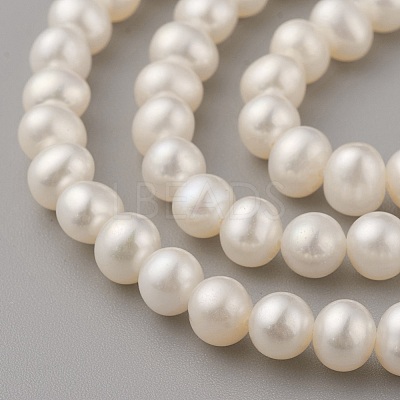 Natural Cultured Freshwater Pearl Beads Strands PEAR-G007-31-1