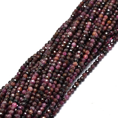 Natural Ruby Beads Strands G-E576-63B-1