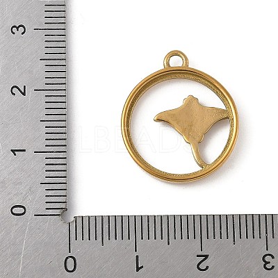 304 Stainless Steel Enamel Pendants STAS-Z153-09G-02-1