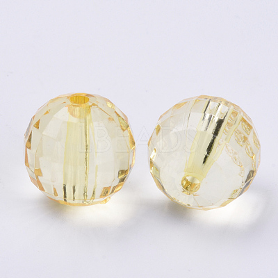 Transparent Acrylic Beads TACR-Q254-12mm-V-1