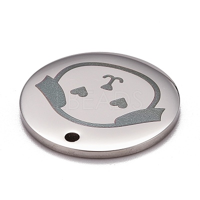 Non-Tarnish Stainless Steel Pendants STAS-G252-07P-1