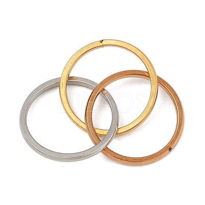 201 Stainless Steel Trinity Interlocking Ring Finger Rings FS-WG6776A-02-1