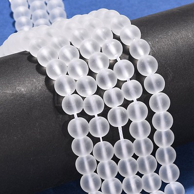 Quartz Crystal Beads Strands G497-8mm-1