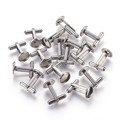 Tarnish Resistant 304 Stainless Steel Cuff Settings X-STAS-P227-28P-1