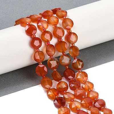 Natural Red Agatae Beads Strands G-C116-A48-01-1