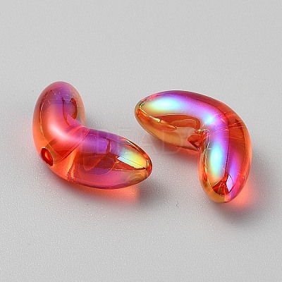 Transparent UV Plating Acrylic Beads LS-TACR-TAC0001-09A-02-1