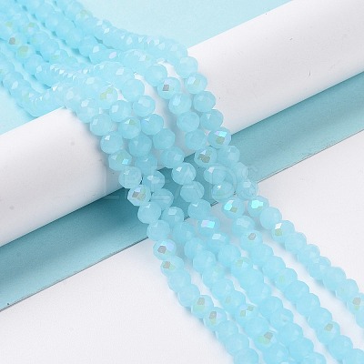 Electroplate Glass Beads Strands LS-EGLA-A034-J10mm-L06-1