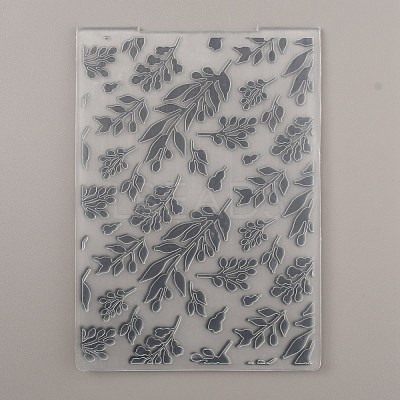 Plastic Embossing Folders DIY-WH0304-617B-1