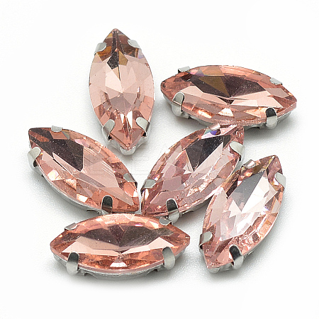 Sew on Rhinestone RGLA-T034-7x15mm-06-1