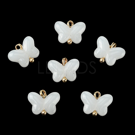 Alloy Glass Pendants GLAA-P080-01G-03-1
