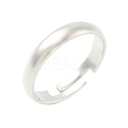 Adjustable Brass Finger Rings Components KK-K414-09S-1