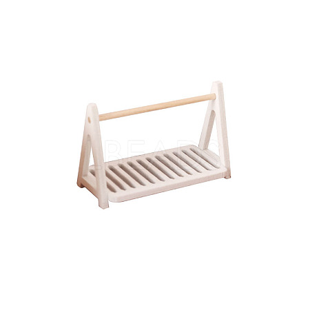 Shelf Shape Wood Miniature Ornaments PW-WG48347-01-1