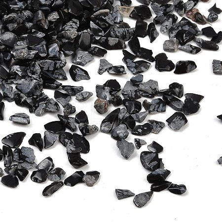 Natural Snowflake Obsidian Beads X-G-U032-A08-1