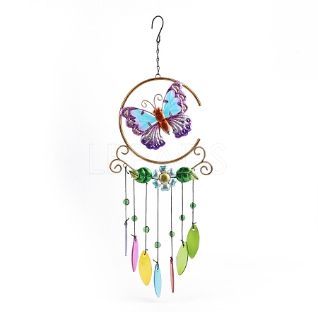 Glass Wind Chime WICH-PW0001-54B-02-1