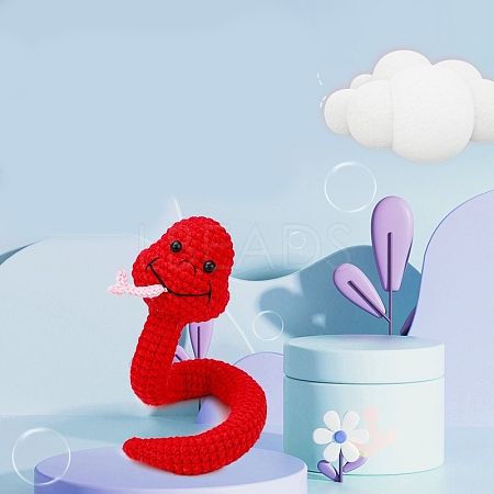 DIY Snake Doll Knitting Kits for Beginners PW-WG0CC4B-01-1