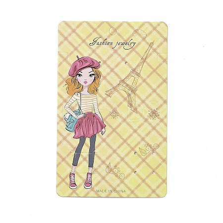 Rectangle Earring Display Cards CDIS-P007-A02-1