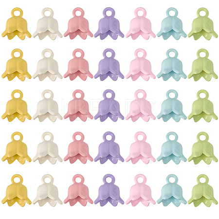 36Pcs Baking Paint Alloy Charms FIND-SP0004-16A-1