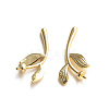 Brass Leaf Head Pins BAPE-PW0002-15C-01-1