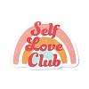 Self Love Club Theme Waterproof Self Adhesive Paper Stickers DIY-F108-11-2