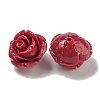 Synthetic Coral Dyed Carved Beads SHEL-I001-05D-3