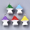 Opaque Resin Pendants RESI-T028-69-1