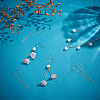 30Pcs 6 Styles 925 Sterling Silver Pins Sets STER-PH0003-58-4