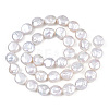 Baroque Natural Keshi Pearl Beads Strands PEAR-S018-07A-3
