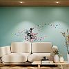 Translucent PVC Self Adhesive Wall Stickers STIC-WH0015-068-3