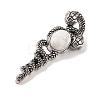 Natural Howlite Pendants G-A224-03AS-11-2