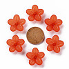 Frosted Acrylic Bead Caps MACR-S371-08A-726-3