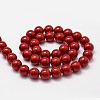 Shell Pearl Beads Strands X-BSHE-L026-01-8mm-2