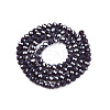 Electroplate Glass Beads Strands EGLA-A044-P4mm-A11-3