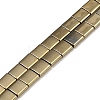 Electroplated Non-magnetic Synthetic Hematite Beads Strands G-G089-B02-03-1