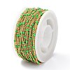 Ion Plating(IP) 304 Stainless Steel Enamel Curb Chains CHS-P013-01G-10-4