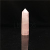 Point Tower Natural Rose Quartz Home Display Decoration PW23030651350-1