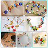 3 Strands Handmade Millefiori Glass Round Bead Strands LAMP-LT0001-16A-5
