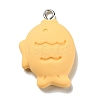 Opaque Resin Pendants RESI-G043-D03-A-2