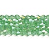 Transparent Electroplate Glass Beads Strands LS-GLAA-F029-3mm-A24-1
