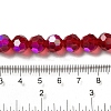 Electroplate Transparent Glass Beads Strands LS-EGLA-A035-T10mm-L07-4