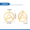 201 Stainless Steel Pendants STAS-UN0033-98-5