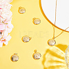 6Pcs Brass Locket Pendants KK-BBC0015-48-4