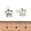 Rack Plating Alloy Rhinestone Pendants PALLOY-S186-09P-06-3