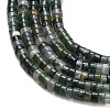 Natural Moss Agate Beads Strands G-Z110-A39-2x4mm-4