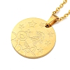 Constellation Pendant Necklaces NJEW-S422-04G-10-2